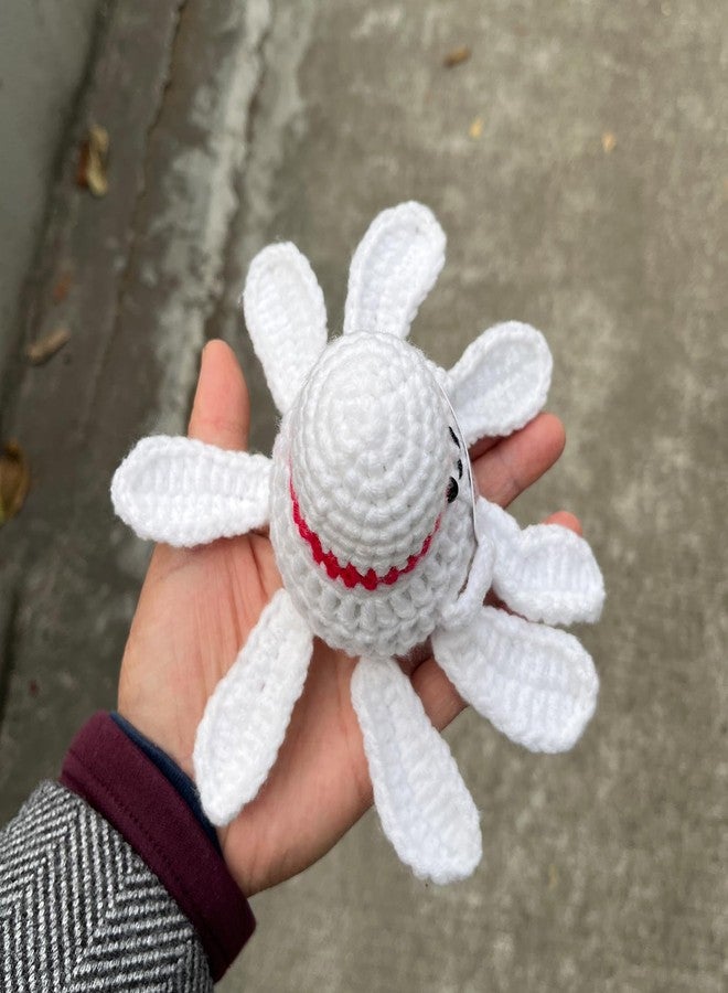 PLWalker Emotional Support Badminton Gifts, Crocheted Badminton Plush Decor, Funny Positive Crochet Badminton Stuffed Doll Plushies - Image 4